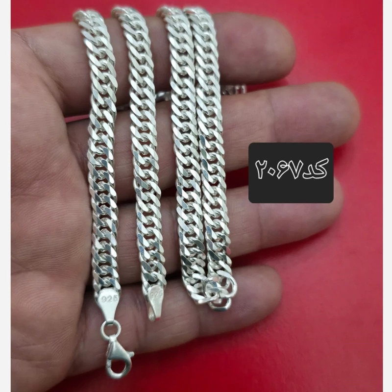 کد 2067 زنجیر نقره 12پر عیار 925